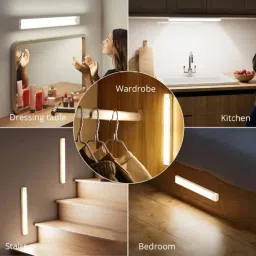 Shivay Creation Motion Sensor Under Cabinet Light Strip, 3 Colors Mode Motion Sensor Light image 4