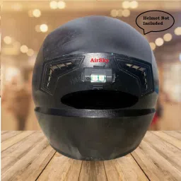 airsky New Helmet Mohawk Red, Aircraft Blinker (Flashing) Light For Helmet Combo image 4