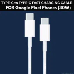RoarX USB Type C Cable 6 A 1 m TPE Original Compatible for type c to c cable for Pixel 3, 4 4A 4XL , 5 5XL 6 6A 7 7A 7 Pro --5