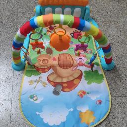Baby Learning Mat with Kick Piano and Bonus Rattle Toy Set-16