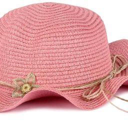 Adorazone Girl's Crochet Summer Beach Hat with Floral Accents |UV-Protected-image-64
