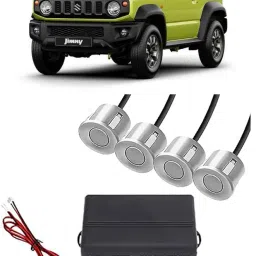 EB325 Silver Car Reverse Parking Sensor with LED Display 4 Sensor E325 Parking Sensor-image-60