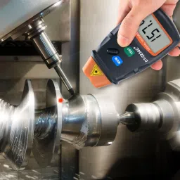 gsk corporation Handheld Contact Digital Tachometer Motor Speed Gauge Tester Non Contact Tachometer image 4