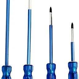 mechtec 4 Pcs Screw Driver Tools Kit set 2-in-1 Reversible Magnetic Hex With Sleeves Combination Screwdriver image 3
