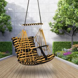 Cotton baby swing for Kids children chair jhula 1-6 Years Folding & Washable Swings-image-94