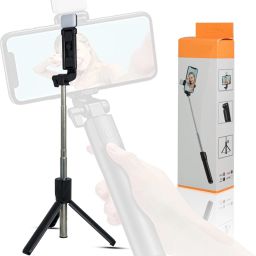 NKL Perfect Strong Selfie Stick Design with Light, Multi Purpose Use Bluetooth Remote_96 Bluetooth Selfie Stick-2