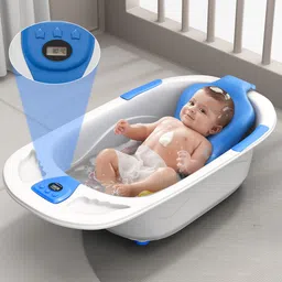 staranddaisy Bathtub & Bath Seat with Temperature Sensor | Baby Kids Bather chair-picture-5