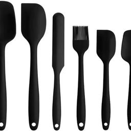 pbkn Food Grade Silicone Spoon Chamach Palta Oil Brush for Fafda Jalebi Mix Kitchen Tool Set-picture-7