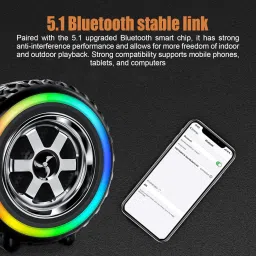 Soft Cart 666 (PORTABLE BLUETOOTH SPEAKER) 12 W Bluetooth Party Speaker image 2