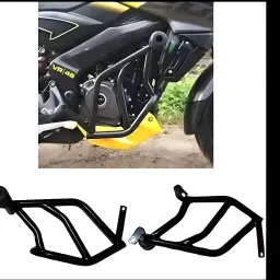 shriragunath P.ulsar NS200 Heavy Premium Crash Guard/Engine Guard with Double Frame 4 Sliders image 2