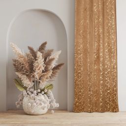 152 cm (5 ft) Velvet Room Darkening Window Curtain Single Curtain-image-51