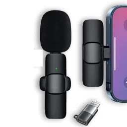 TreEye K8 Wireless Microphone, Digital Mini Portable Recording Clip Mic Camera Microphone-16