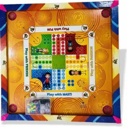 fundio Carrom Board I Ludo & Snake Ladder With Carrom Board 5in1 Size 20×20 80 cm Carrom Board image 4