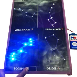 melody's Constellation of Stars Working Model for Geography Showing with Lights. image 3