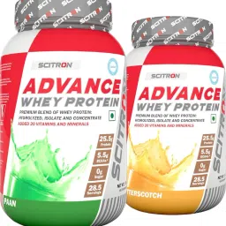Advance Whey 1 kg Paan And Get Advance Whey 1 kg (Butterscotch)) Whey Protein-image-9