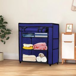 Small Cloths Wardrobe Carbon Steel Collapsible Wardrobe-image-33