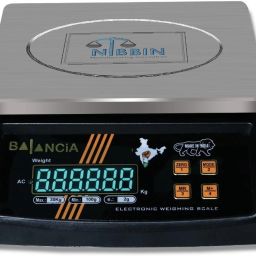 NIBBIN Balancia 30kg Steel Plate Double Display High Quality Weight Machine For Kitchen/Shop With Power Adapter & 4V Re-Chargeable Battery Weighing Scale (Black) (Platform Size- 170 x 210mm, Dual Display, On Off Memory Function,grocery,kata,taraju,shop,computer electronic vajan kata , tarazu , jewellery , sabzi ,4V Re-Chargeable Battery) # Made in India Weighing Scale (Black) Weighing Scale (Black) Weighing Scale (Black) TM-C29, Weighing Scale (Black) Weighing Scale (Black) Weighing Scale-36