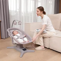 X StarAndDaisy Baby Electric Cradle with multi Adjustment Mode & Touch Panel Swings-image-4