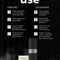 Denver Men Set of Black Code Eau de Parfum & Deodorant 70ml + 200ml image 5