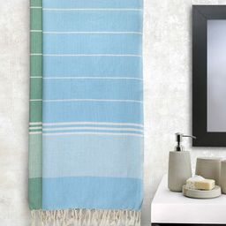 Arrabi Set Of 2 Striped Handwoven Cotton 210 GSM Bath Towel-40