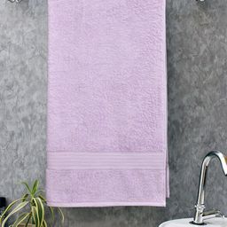BOMBAY DYEING Violet Solid Cotton 450 GSM Estria Bath Towel-13