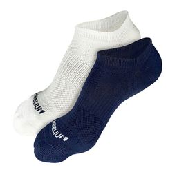 Heelium Men Pack of 2 Odour-Free Padded Base Anti-bacterial Bamboo Ankle Length Socks-10