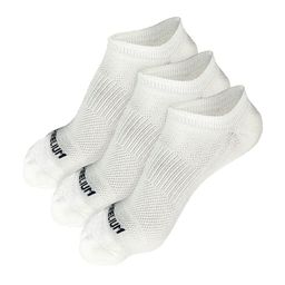 Heelium Men Pack of 3 Odour-Free Padded Base Anti-bacterial Bamboo Ankle Length Socks-50
