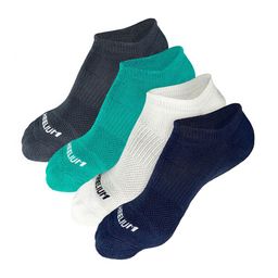 Heelium Men Pack of 4 Odour-Free Padded Base Anti-bacterial Bamboo Ankle Length Socks-image-23