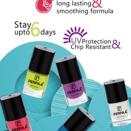 PERPAA Set of 12 Trendy Quick-Drying & Long Lasting Gel Nail Enamel 5 ml each - Combo 30 image 5