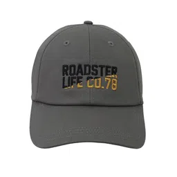 The Roadster Lifestyle Co Unisex Embroidered Cotton Baseball Cap-image-66