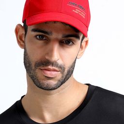 HRX by Hrithik Roshan Unisex Red Embroidered Cotton Baseball Cap-image-76
