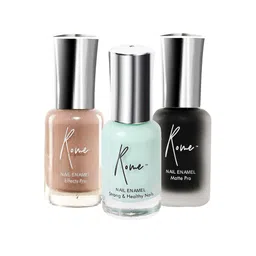 Rome Set of Matte Pro - Strong and Healthy & Effects Pro Nail Enamels-11
