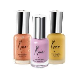 Rome Set of Matte Pro - Strong and Healthy & Effects Pro Nail Enamels-25