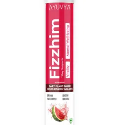 Ayuvya Fizzhim Tablets With Shilajit - 15 Tablets - Watermelon Flavor-92