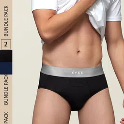 XYXX Men IntelliSoft Antimicrobial Micro Modal Pack of 2 Illuminati Briefs XYBRF2PCKN207S-picture-16
