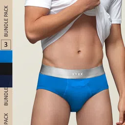 XYXX Men IntelliSoft Antimicrobial Micro Modal Pack of 3 Illuminati Briefs XYBRF3PCKN295S-picture-16