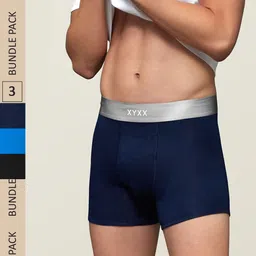 XYXX Men IntelliSoft Antimicrobial Micro Modal Pack of 3 Illuminati Trunks XYTRNK3PCKN346-picture-16