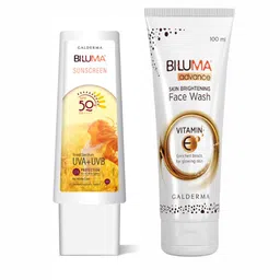 BI-LUMA Set of Advance Skin Brightening Face Wash 100ml & Galderma SPF50+ Sunscreen 50ml-31