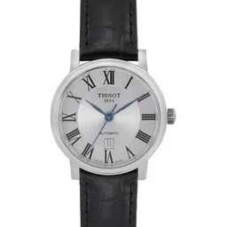 TISSOT Women Silver-Toned Carson Premium Automatic Lady Analogue Watch T1222071603300-image-3