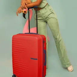 Nasher Miles Havelock Polypropylene TSA Lock Large Red Trolley Bag - 28 Inch (75 cm)-40