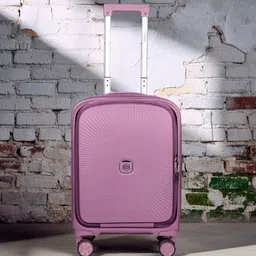 The Roadster Life Co. Textured 360 Degree Rotation Cabin Trolley Bag 45.54L-49