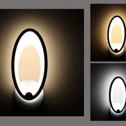 GAUVIK White & Black Metal Contemporary Spherical Shaped Wall Lamp-28