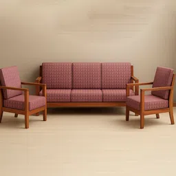 Cortina Pink 5 Seater Soft Bubble Stretchable Solid Sofa Slipcovers-image-57