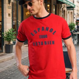 Bene Kleed Typography Printed Short Sleeves Round Neck Regular Fit Pure Cotton T-Shirt-image-39