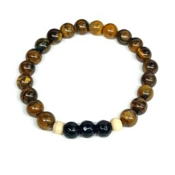 Divine souvenirs Unisex Artificial Beaded Elasticated Bracelet-13