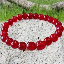 Divine souvenirs Unisex Artificial Beaded Elasticated Bracelet-image-74