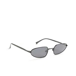 OPIUM Women Black Oval Polarised and UV Protected Lens Metal Sunglasses OP-10313-C01-54-image-95