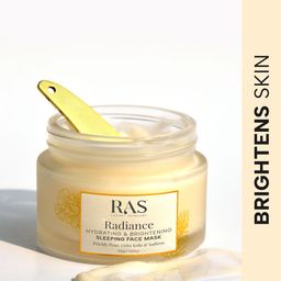 RAS LUXURY OILS Radiance Hydrating & Brightening Sleeping Gel Face Mask-50