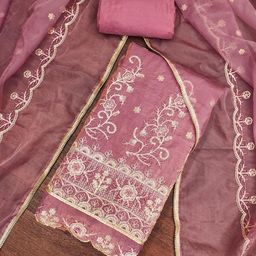 KALINI Embroidered Pure Silk Unstitched Dress Material-image-81