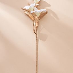 Home Centre Moksha White 3 Pieces Hanging Lily Artificial Flowers-image-61